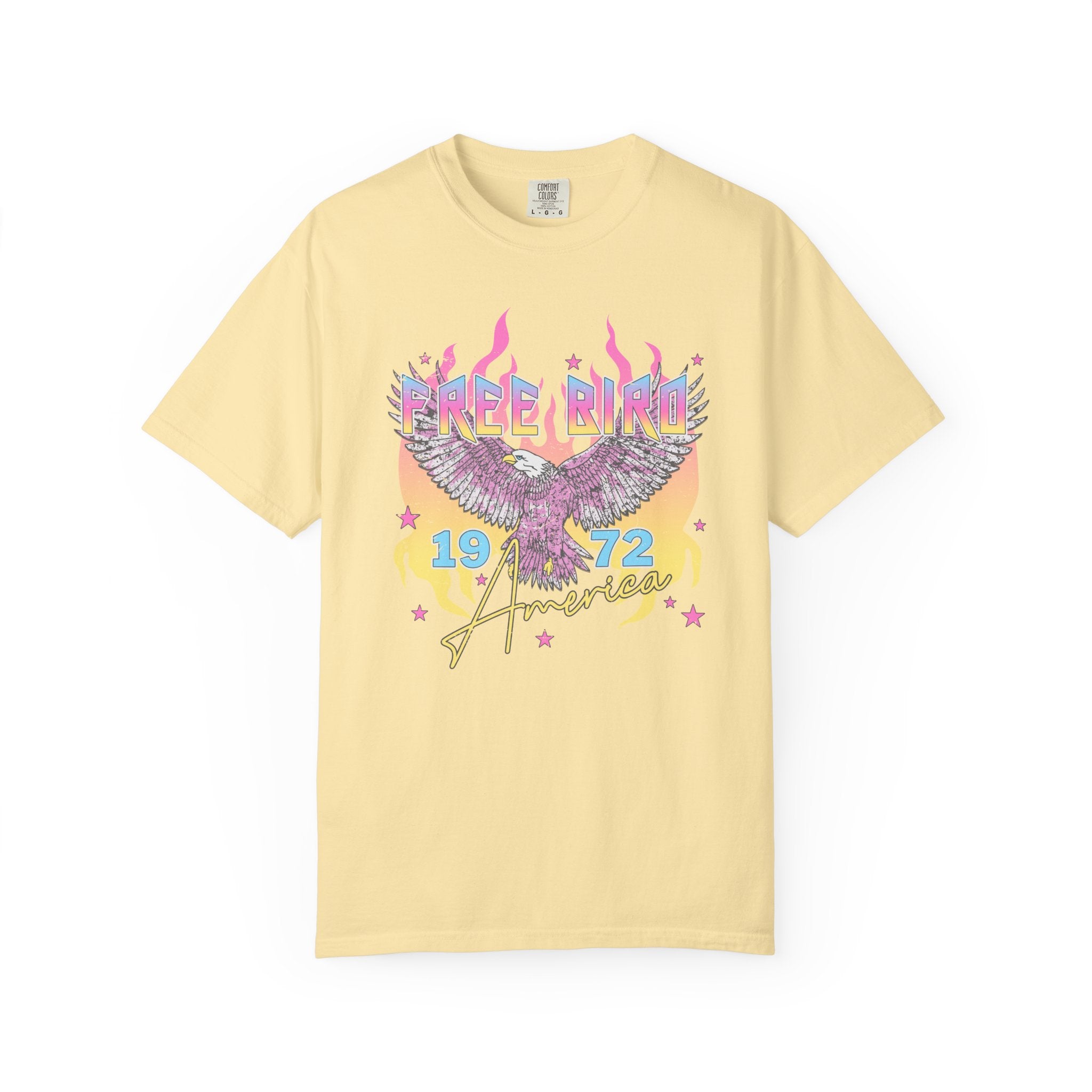 Retro "Free Bird 1972" Vintage Rock Band Tee