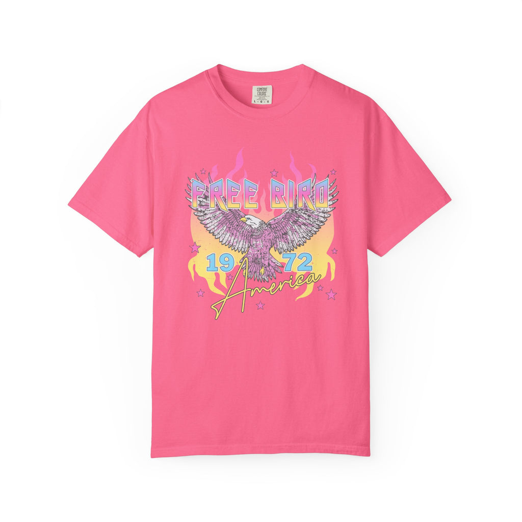 Retro "Free Bird 1972" Vintage Rock Band Tee
